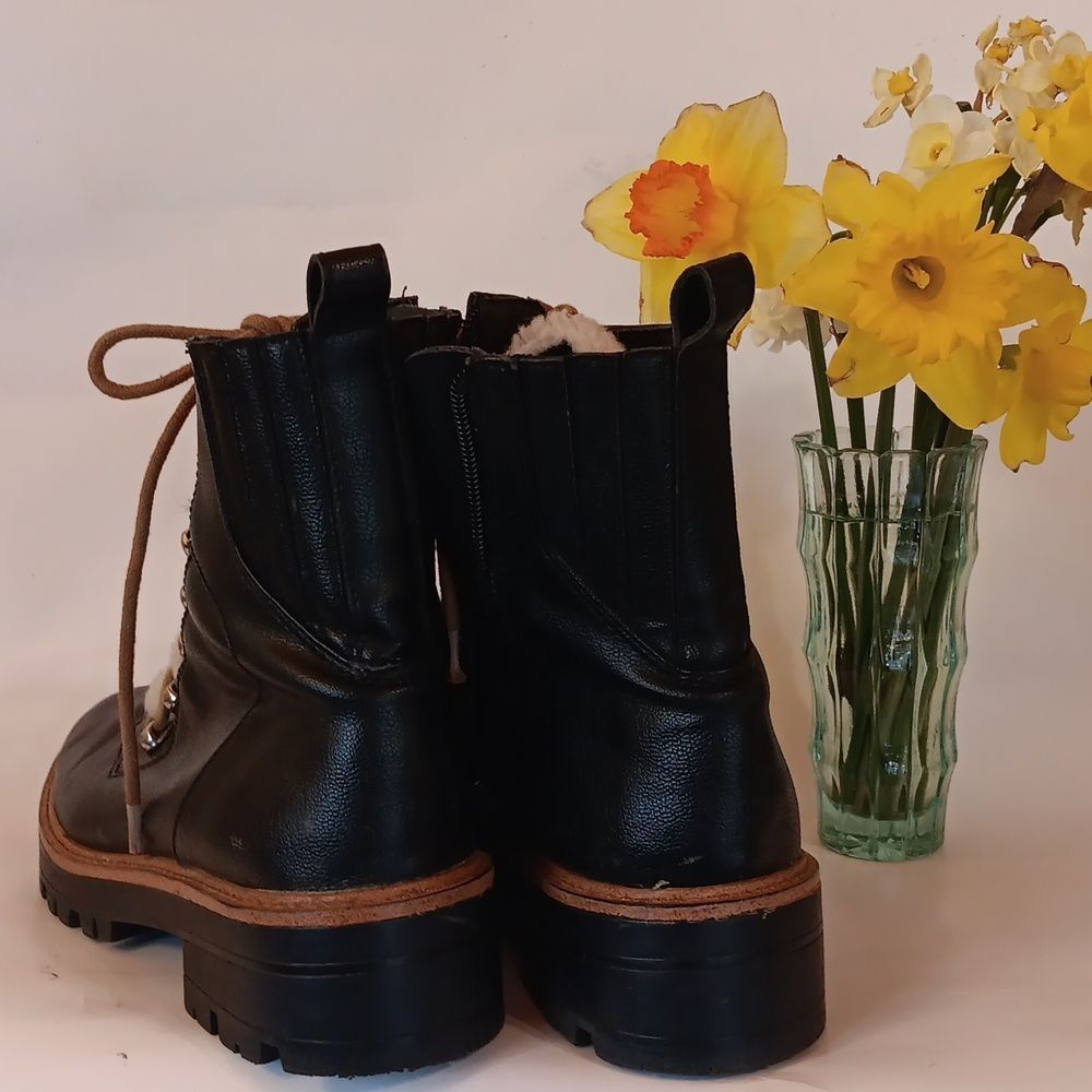 Nine West Ivani Lug Sole Lace-Up Boots - Picture 5 of 9